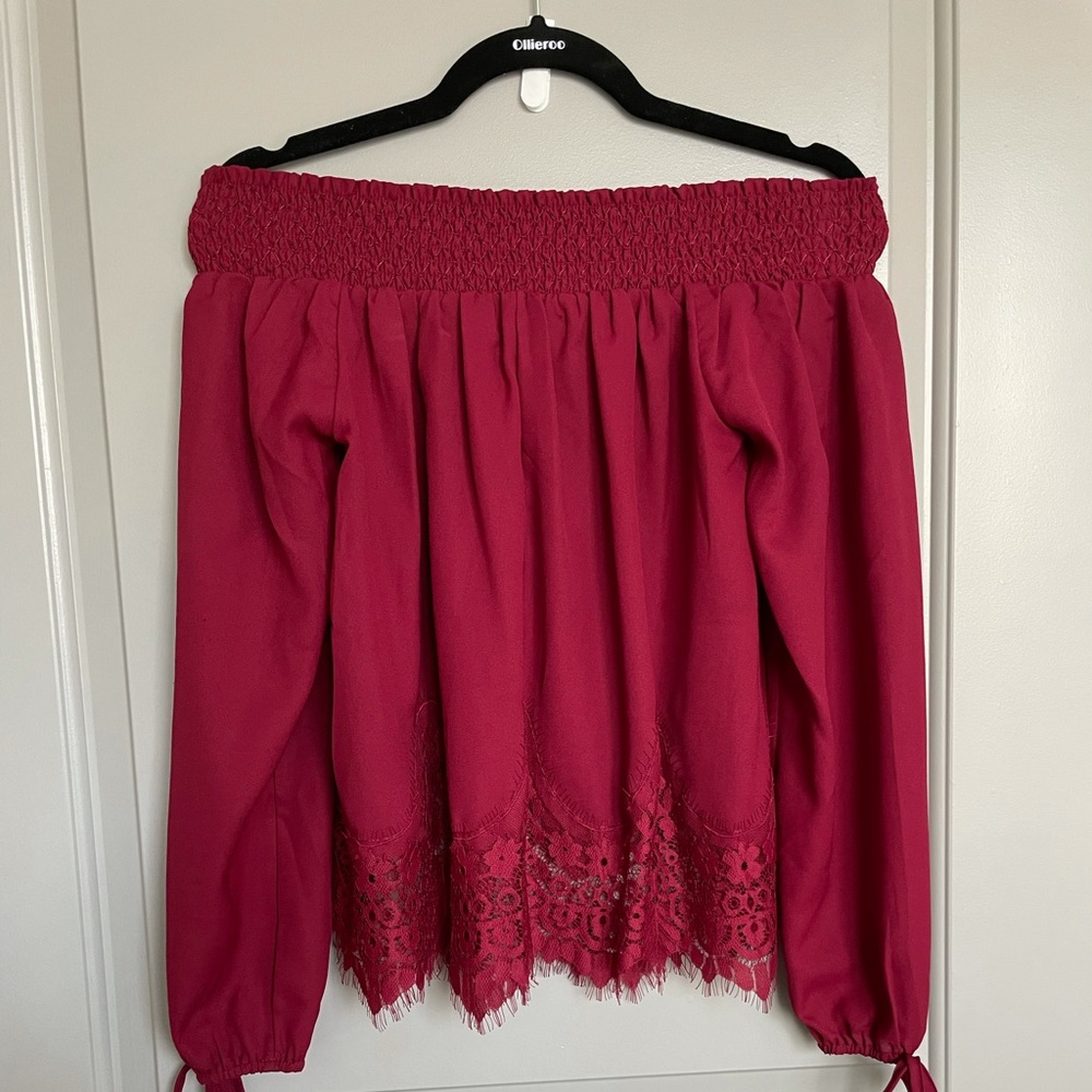 Off shoulder top